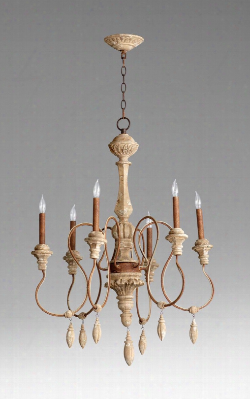 Alda 6 Lt. Chandelier Design By Cyan Design