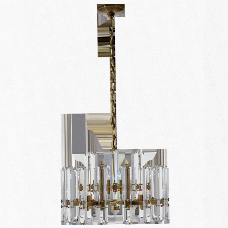 Bonnington Chandelier In Various Finishes W/ Crystal Dseign By Aerin