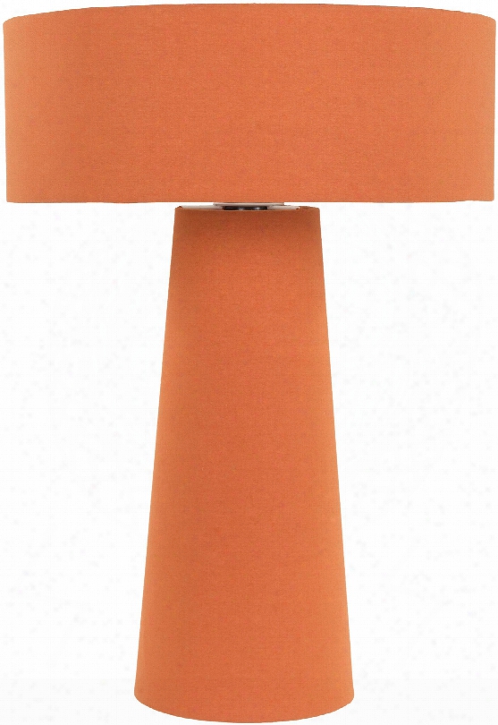 Bradley Table Lamp In Orange Design By Surya