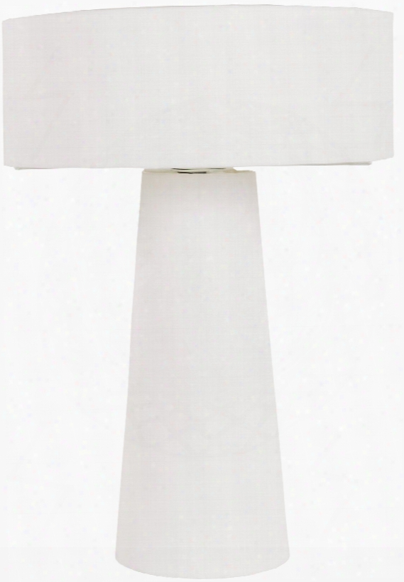 Bradley Table Lamp In White Design By Surya