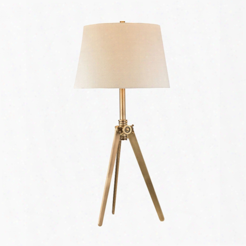 Brass Pointed Tripod Lamp Design By Lazy Susan