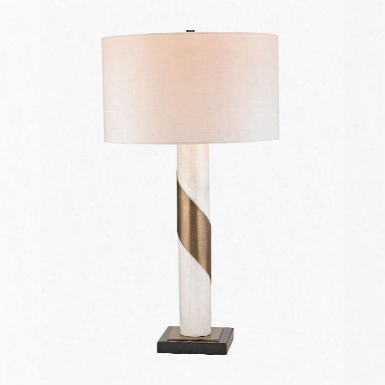 Brass Strapped Marble Lamp Design By Lazy Susan