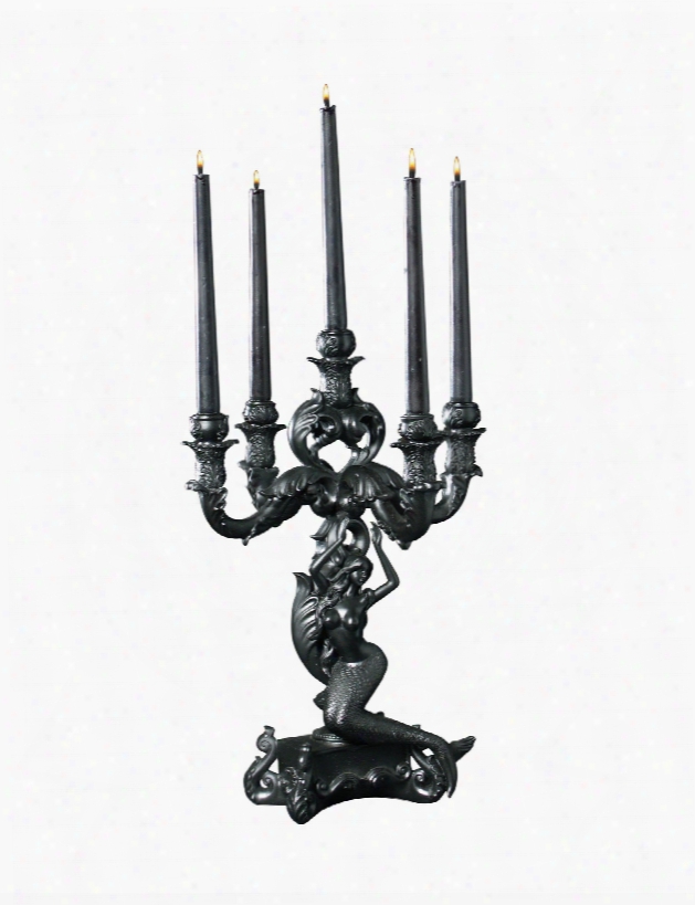 Burlesque Black Mermaid Chandelier Design By Seletti