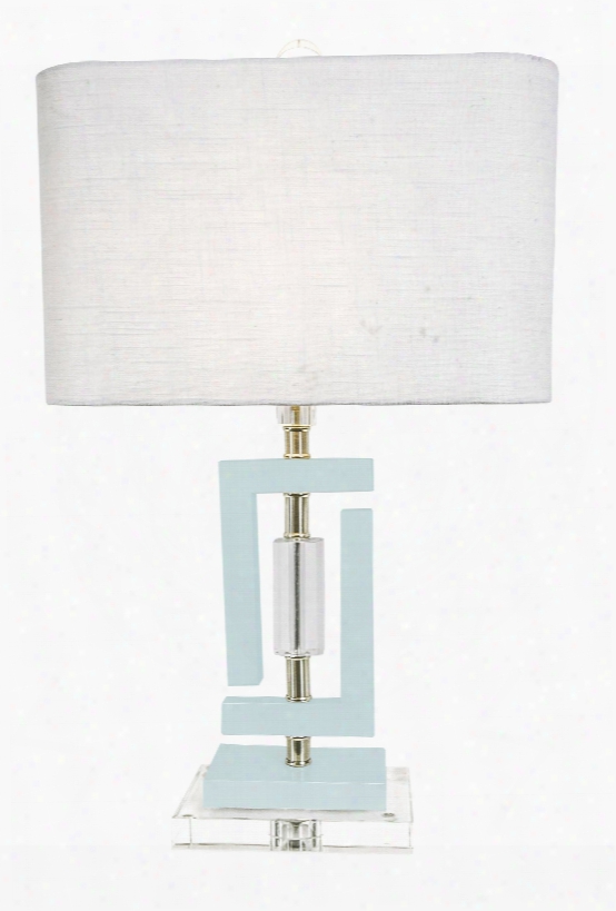 Carlsbad Accent Lamp In Blue Design By Couture Lamps