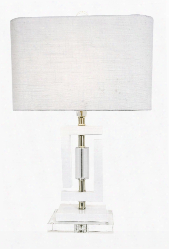 Carlsbad Accent Lamp In White Design By Couture Lamps