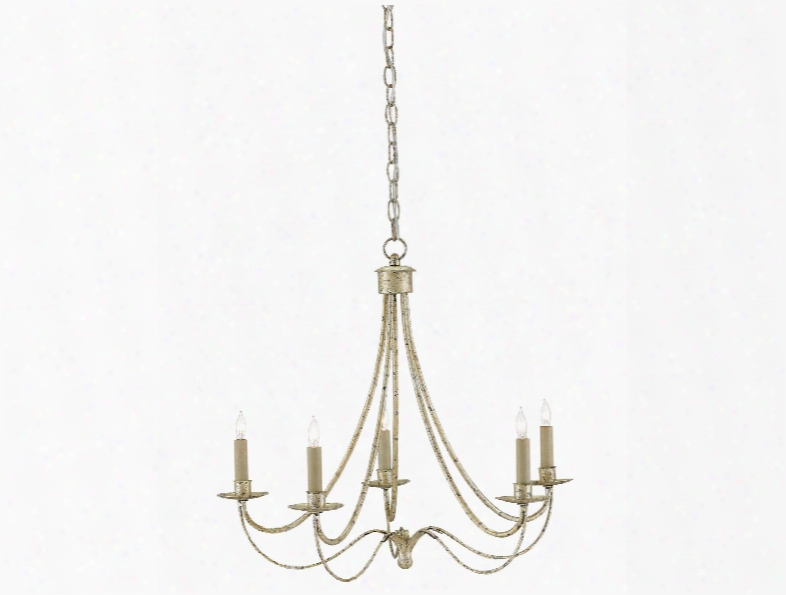 Cascade Chandelier In Majestic Silver Design By Currey & Company