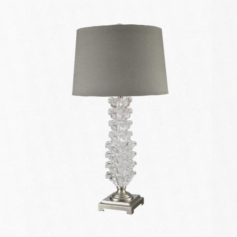 Chateau De Chantilly Brushed Steel Table Lamp Design By Lazy Susan