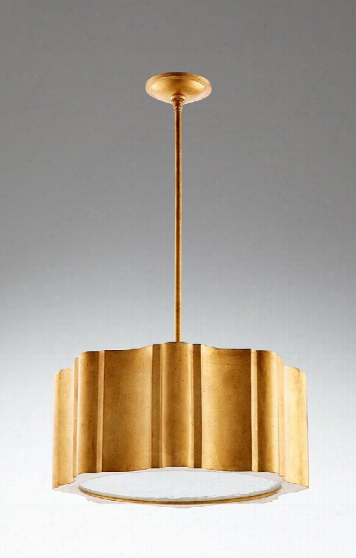 Cloud Nine Gold Leaf Pendant Lamp Design By Cyan Design