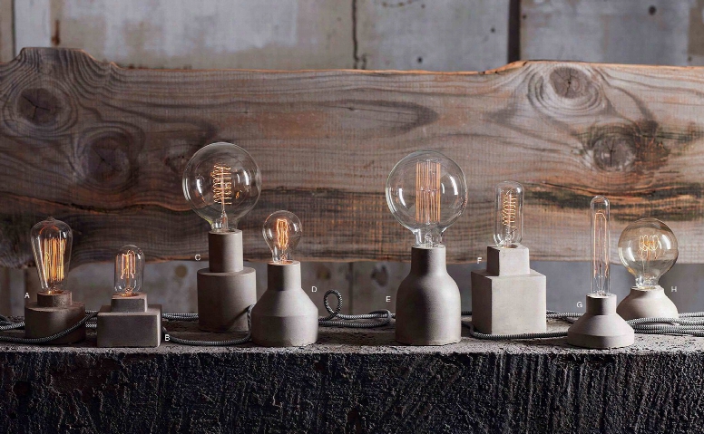 Concrete Architectural Lamps Design By Roost