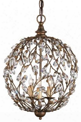 Crystal Bud Sphere Chandelier Intention By Currey & Company