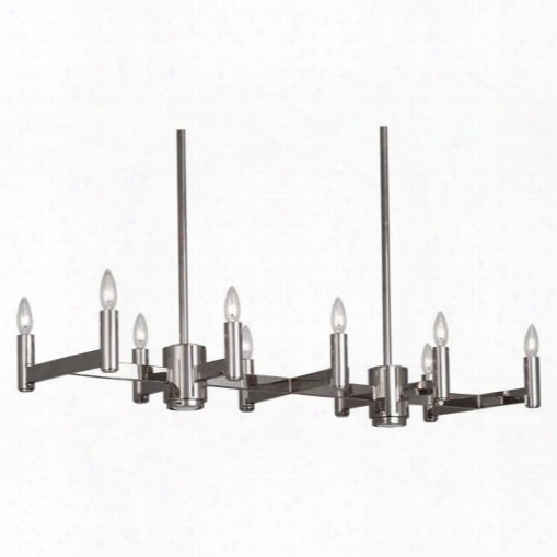 Delany Collection Rectangular Chandelier Design By Robert Abbey