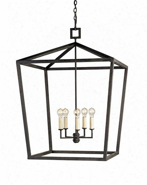 Denison Lantern Large Design By Currey & Company