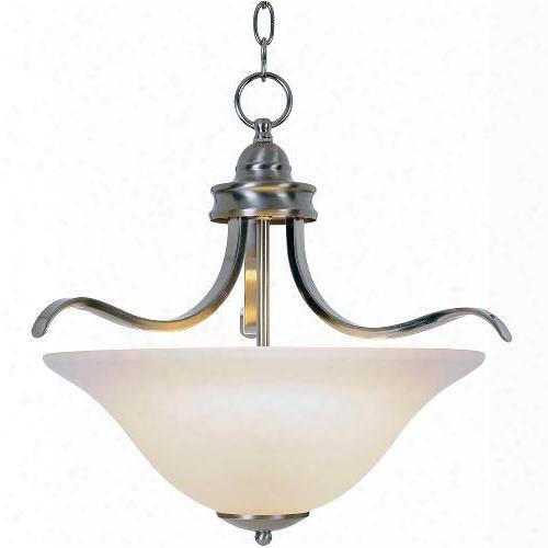 Monument 617201 Sanibel Lighting Collection, 1 Light Pendant, Brushed Nickel 617201