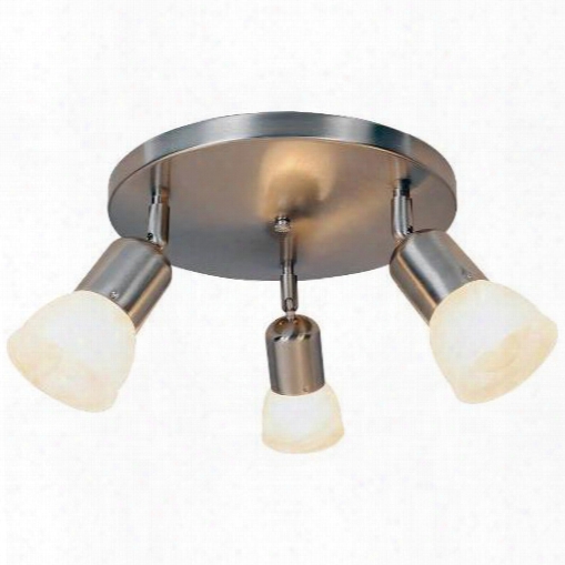Monument 617620 Contemporary Lighting Collection, Canopy Ceiling Fixture, Brushed Nickel 617620