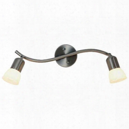 Monument 617621 Contemporary Lighting Collection, Flush Ceiling Fixture, Brushed Nickel 617621