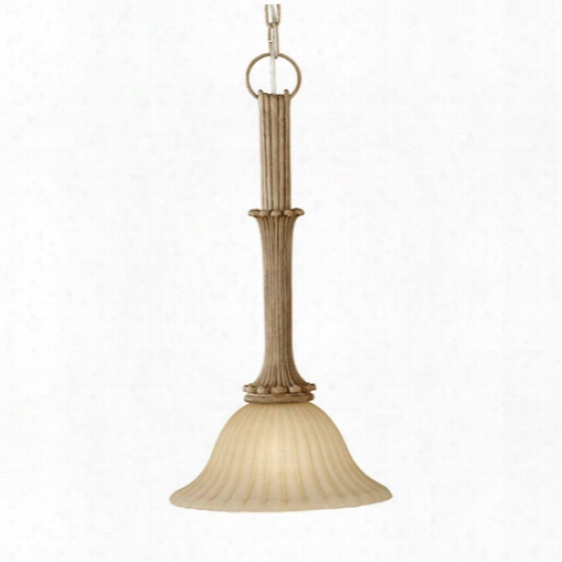 Murray Feiss Lighting P1229maw Blaire One Light Mini Pendant, Medium Aged Wood