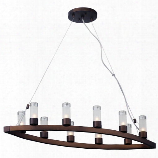 Philips Forecast F156270 Revolution 10-light  Chandelier Merlot Bronze