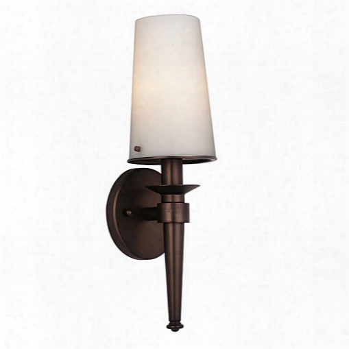 Philips Forecast F542770e1 1-light Bath Torch Wall Sconce Lamp Merlot Brone