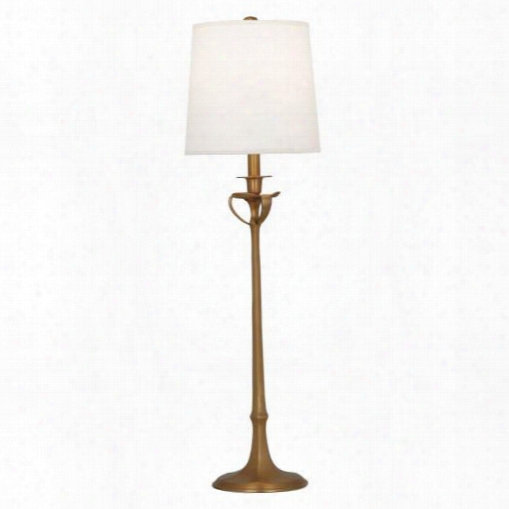 Seine Buffet Lamp In Aged Brass Design By Robert Abbey