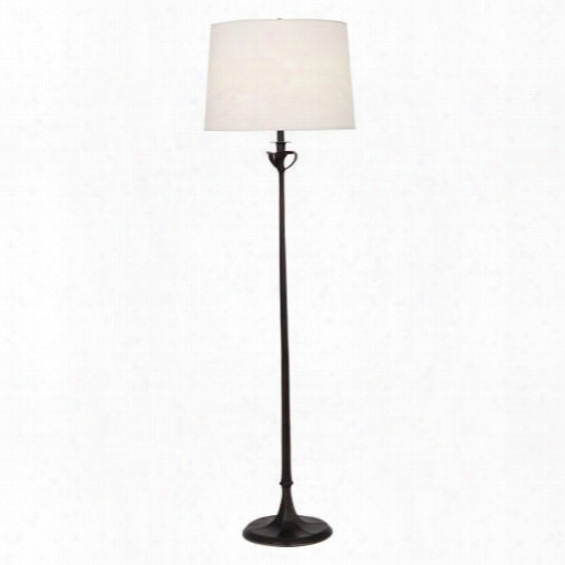 Seine Floor Lamp In Deep Patina Bronze Design By Robert Abbey