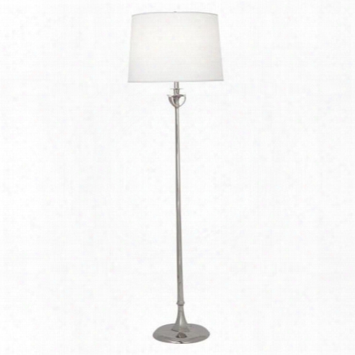 Seine Floor Lamp In Polished Nickle Design By Robert Abbey