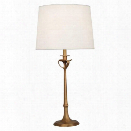 Seine Table Lamp In Aged Brass Design  By Robert Abbey
