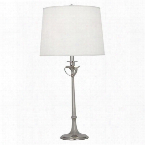 Seine Table Lamp In Polished Nickel Design By Robert Abbey