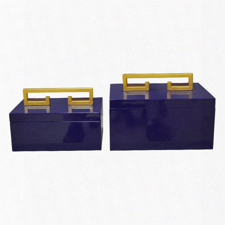 Set Of 2 Avondale Boxes Design By Couture Lamps