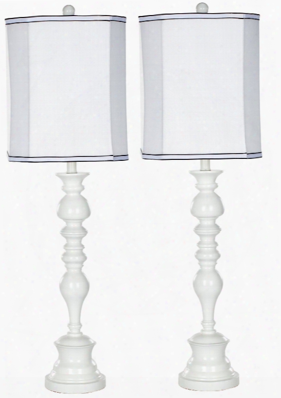 Set Of Two Polly Candlestick Lamps Design By Safavieh