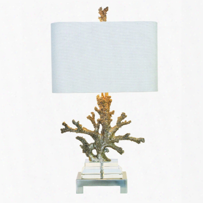 Silver Coral Table Lamp Design By Couture Lamps