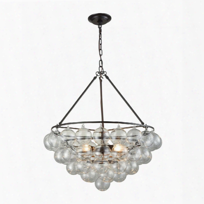 Small Cuve Chandelier Design By Lazy Susan
