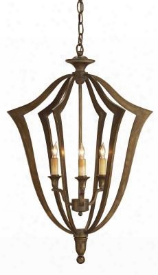 Small Protocol Chandelier Design By Currey & Company