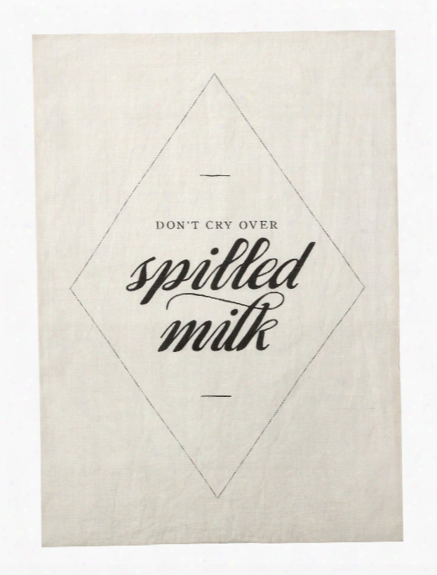 Spilled Milk Tea Towel Design By Sir/madam