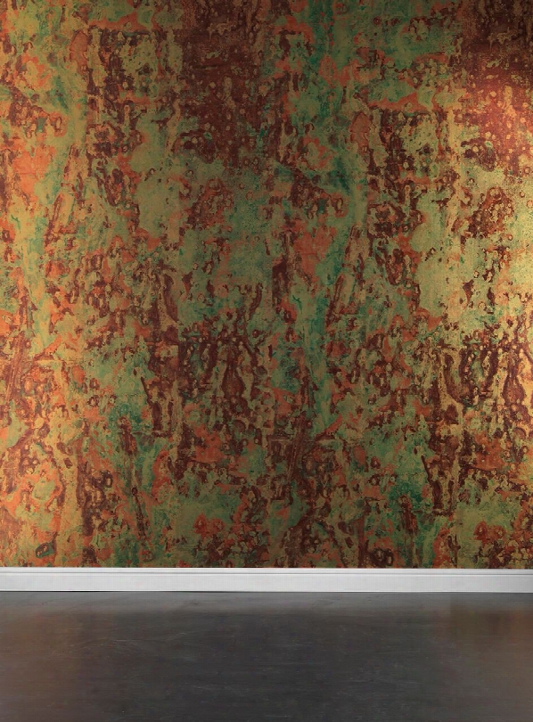 Spoiled Copper Metallic Wallpaper Design By Piet Hein Eek For Nlxl Lab