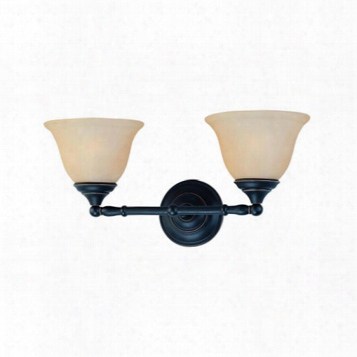 Thomas Lighting Sl770263 Rockford 2-li Ght Bath Fixture, Painted Bronze