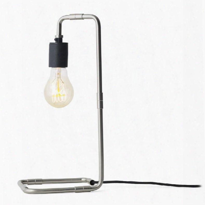 T Ribeca Reade Table Lamp In Brushed Steel Design By Menu