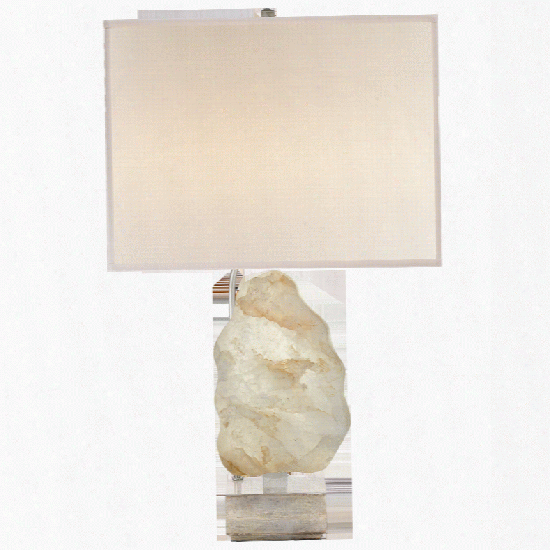 Trieste Table Lamp In Various Finishes W/ Linen Shade Design By Aerin