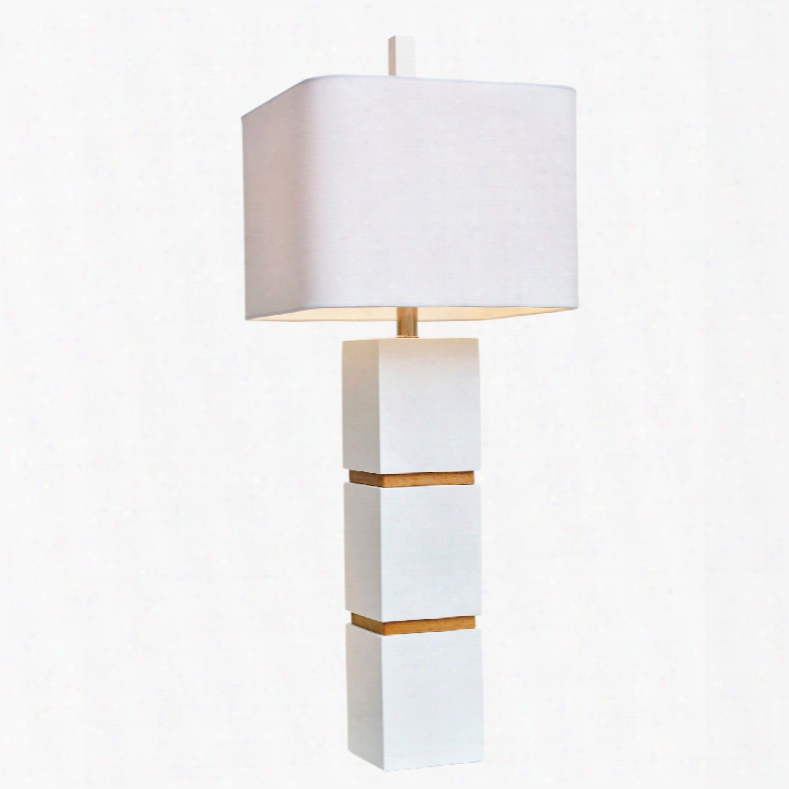 Wilshire Table Lamp In White Design By Couture Lamps