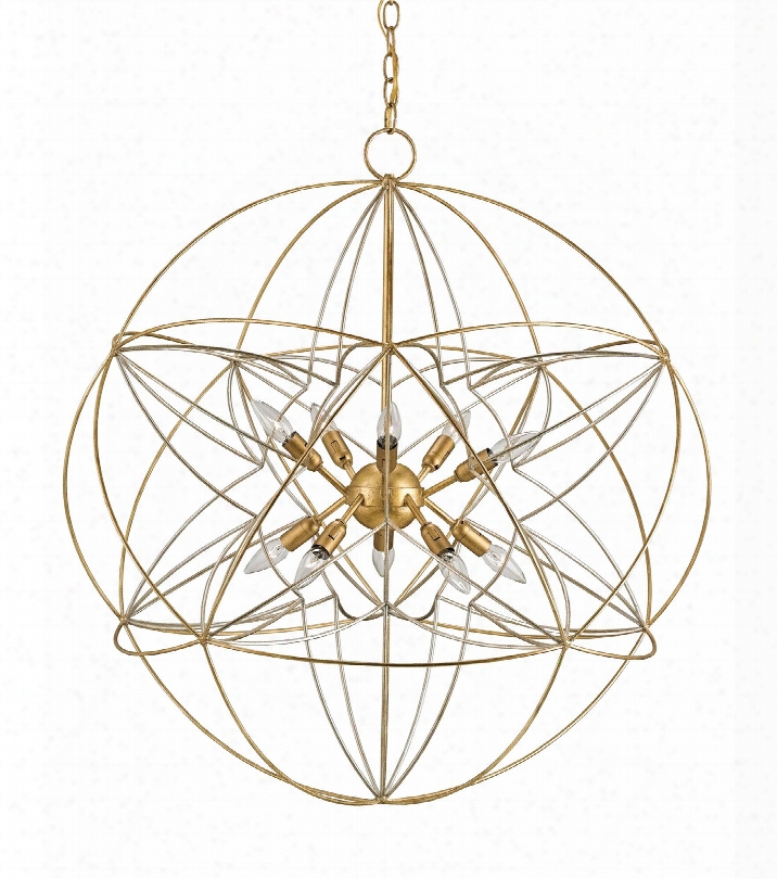 Zenda Orb Chandelier Design In Proportion To Currey & Company