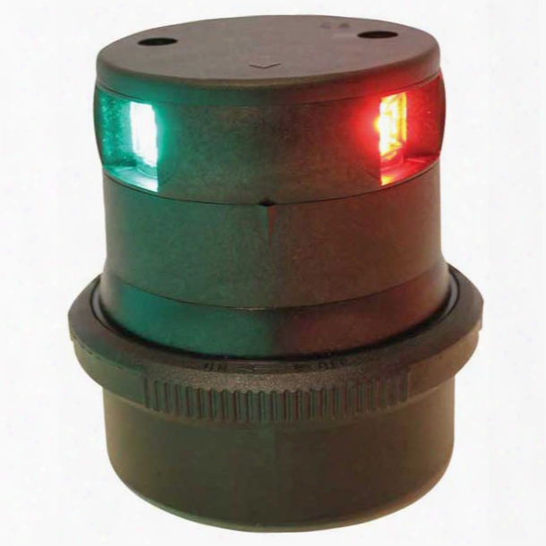 Aqua Signal Succession 34 Led Navigation Light, Tri-color, Black Housing