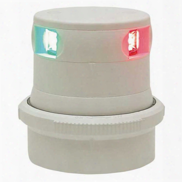 Aqua Signal Series 34 Led Navigation Light, Tri-color, White Housing