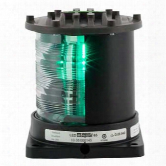 Aqua Signal Series 65 Navigation  Light, Starboard, Black, 115/230v