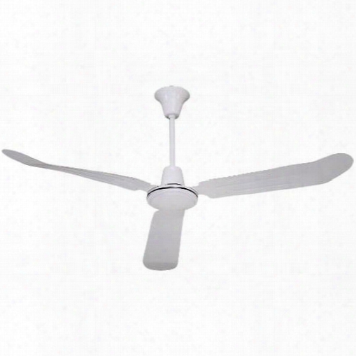 Bala 824021 Three Blades,industrial Ceiling Fan, 56 In., White 824021