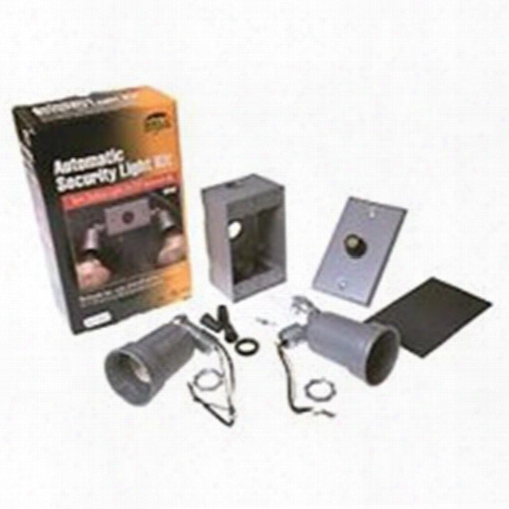 Bell Weatherproof 5883-5 Floodlight Kit Photocell Gray Finish=gray