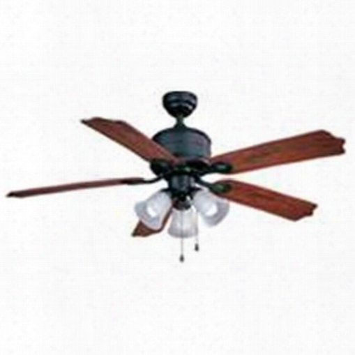 Boston Harbor Ac362+3l-ni-3l Fan Ceil 52in5bld/3lt Nta Iron Hardware Finish=natural Iron