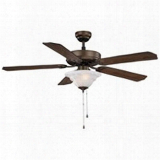 Boston Harbor Cf-b552-orb Fan Ceil 52in 5bld/2lt Cand Vb Hardware Finish=venetian Bronze