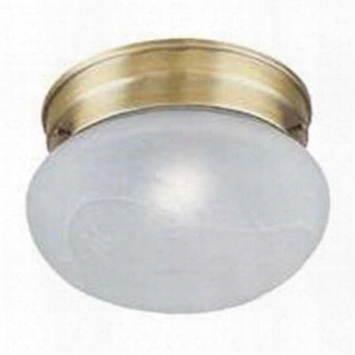 Boston Harbor F14ab01-8063-3l Fixture Ceil 1lt Flush Ant Brs Finish=antique Brass