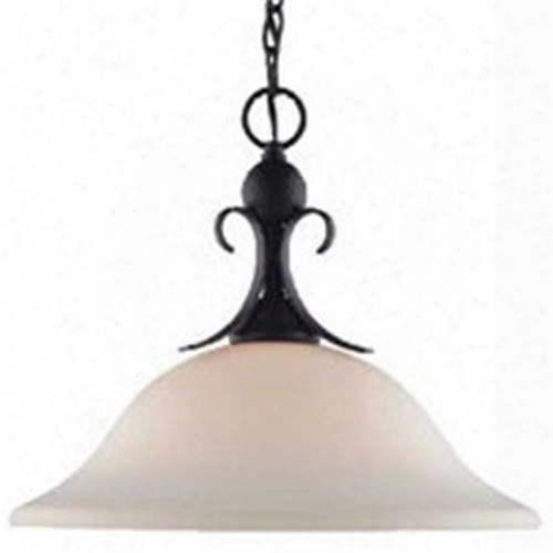 Boston Harbor F3-1pd Fixture Pendant 1lt Matblk Med Finish=matte Black