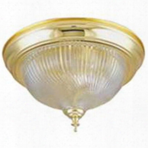 Boston Harbor F52bb01-8030c3l Fixture Ceil 1lt Med Swirl Pb Finish=polished Brass