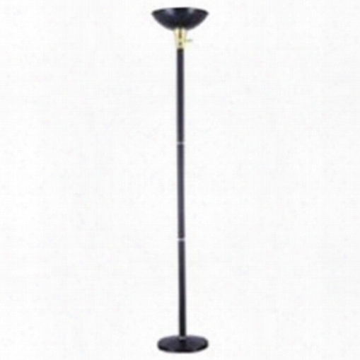 Boston Harbor T-lap-3000 Lamp Floor Torchiere A19 Blk Finish=black